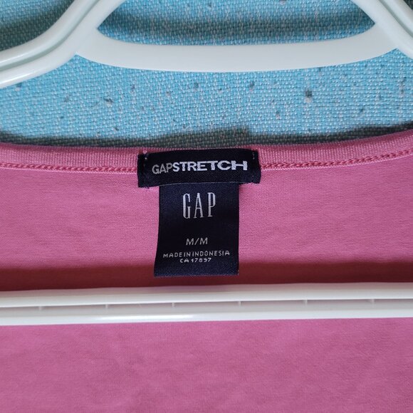 Gap Stretch Long Sleeve Shirt, Workout, Ballet, y2k , Medium, V-Neck - Picture 2 of 2